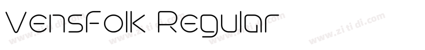 Vensfolk Regular字体转换